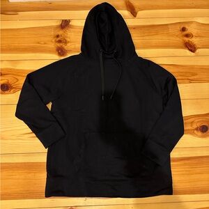 Athleta black super soft light weight hoodie sweatshirt size large used